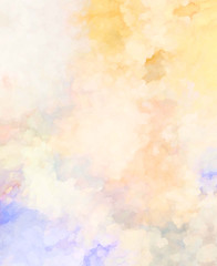 Watercolor painted background. Abstract Illustration wallpaper. Brush stroked painting. 2D Illustration.