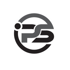 i p s simple modern logo designs