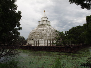 The ancient stupa close Yala National park, Sri Lanka