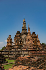 ancient temple in ayutthaya thailand