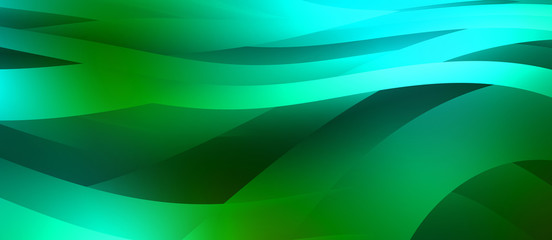 Abstract background with colorful gradient. Vibrant graphic wallpaper with stripes design. Fluid 2D illustration of modern movement.