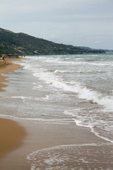 Beach in Greece on Zakynthos island