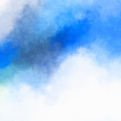 Watercolor painted background. Abstract Illustration wallpaper. Brush stroked painting. 2D Illustration.