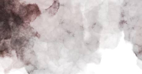 Watercolor painted background with blots and splatters. Brush stroked painting. 2D Illustration.