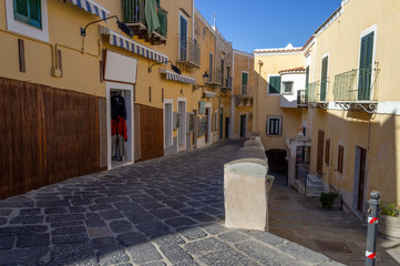 street of ventotene pontine island