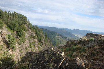 Fototapeta na wymiar view from the cliff