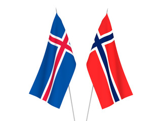 Norway and Iceland flags