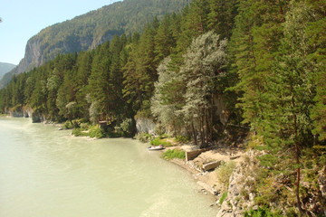 Fototapeta na wymiar the Katun river