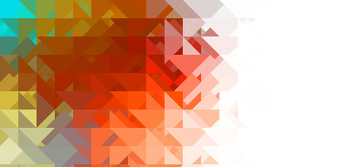 Obraz premium Intersecting shapes design on white background. Abstract minimalistic wallpaper. Colorful geometric template.