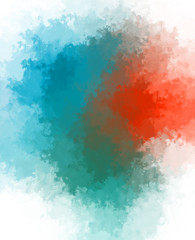 Brushed Painted Abstract Background. Brush stroked painting. Strokes of paint. 2D Illustration.