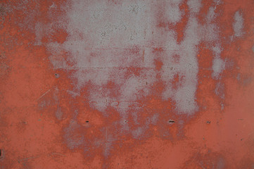 the texture of the iron sheet wall is dark