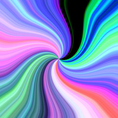 綺麗なパステル系の虹色のグラデーションのゆるく渦巻いた背景