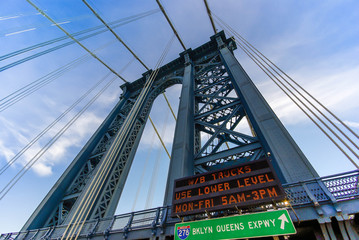 Manhattan Bridge in Manhattan in New York, USA, USA