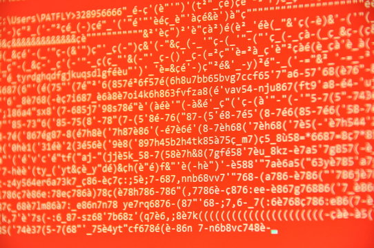 lignes de code hack rouge programmation