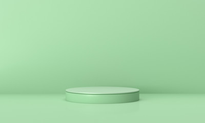 3D rendering of the green geometry background.