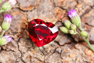 Red Gem Art and Decoration Gemstone RED RUBY