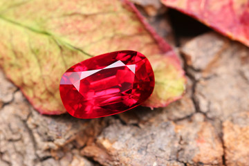 Red Gem Art and Decoration Gemstone RED RUBY