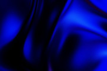 Fluid abstract background with colorful gradient. 2D illustration of modern movement.