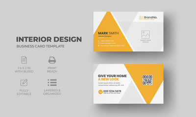 Interior Business Card Template