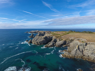 Pointe des Poulains, vue par drone