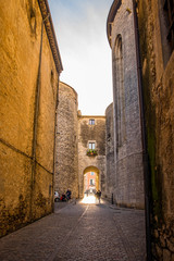 Fototapeta premium Girona city historical center in Catalonia, Spain.