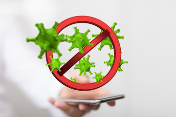 Corona Virus Healthcare Concept. Coronavirus protection Pandemic Sars Fever.