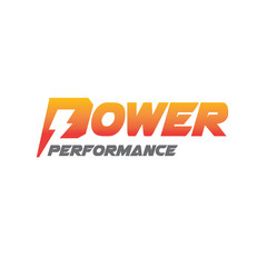 power energy performance logo designs modern