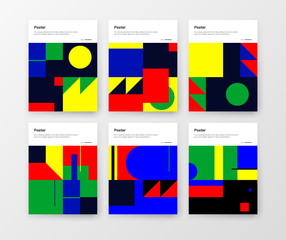 Bauhaus Design Poster Mockup Collection
