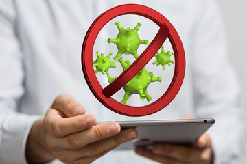 Corona Virus Healthcare Concept. Coronavirus protection Pandemic Sars Fever.