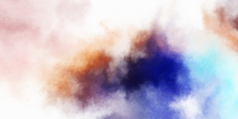 Watercolor painted background. Abstract Illustration wallpaper. Brush stroked painting. 2D Illustration.