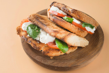 caprese panini sandwich healthy sandwich