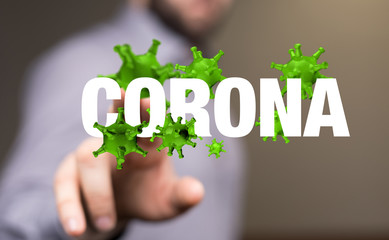 Coronavirus abstract background. Medical Genetics Bacteriological Microorganism..