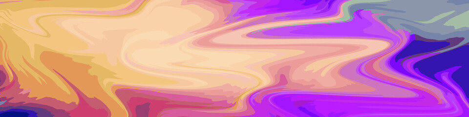 Wave Liquid Marble style texture illustration. Color background for banner, flyer, business card, poster, wallpaper, brochure