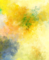 Brushed Painted Abstract Background. Brush stroked painting. Artistic vibrant and colorful wallpaper..