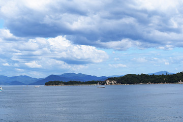 広島県　瀬戸内海の夏の風景
