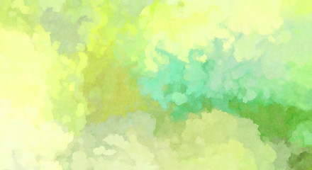 Watercolor painted background. Abstract Illustration wallpaper. Brush stroked painting. 2D Illustration.