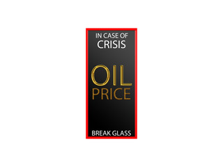 Crisis, oil price down