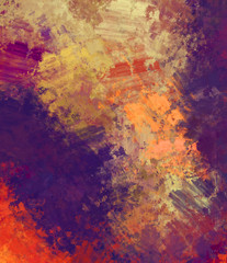 Brushed Painted Abstract Background. Brush stroked painting. Artistic vibrant and colorful wallpaper.