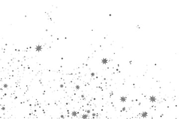 Silver glitter confetti.