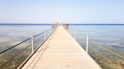Obraz premium pier on the lake