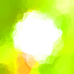 Polygonal background. Colorful wallpaper with geometric design. Digital illustration.