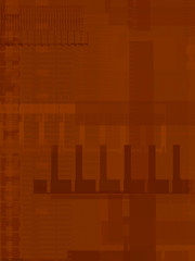 Fototapeta premium Geometric multicolored intersecting lines. Graphic illustration of digital technology. Abstract background.