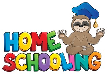 Home schooling theme sign 4