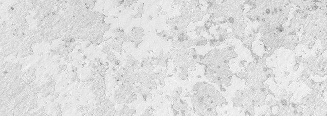 White background of a texture of cement, stone and concrete - Bright stage background - Large panoramic format