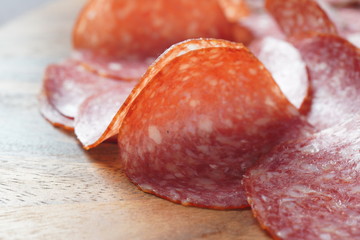 Cabbage rolls stuffed with ground beef and rice in tomato sauce