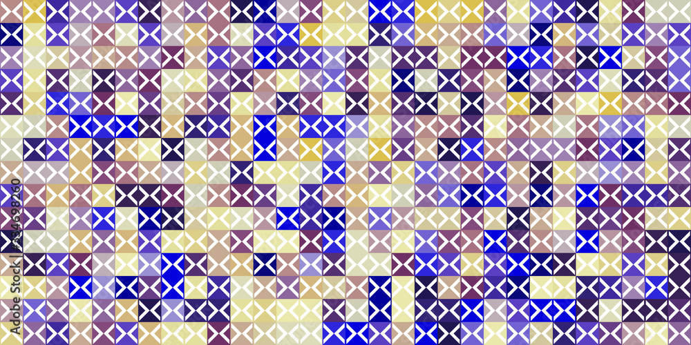 Poster retro pattern of different shapes. colorful vector mosaic backdrop. geometric hipster retro backgrou
