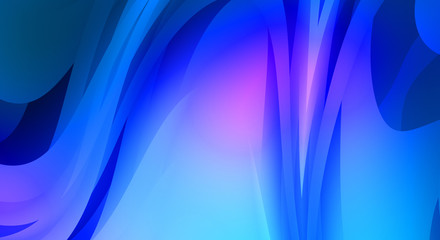 Abstract background with colorful gradient. Vibrant graphic wallpaper with stripes design. Fluid 2D illustration of modern movement.