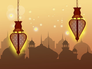 illustration of festival of lights