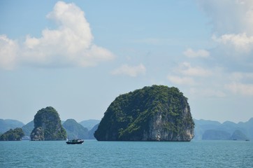Islands in Halong Bay Vietnam