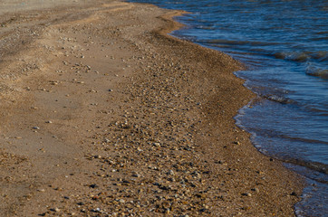 sandy beach by the sea